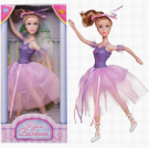 Кукла ABtoys Балерина, 30 см, в фиолетовой юбке